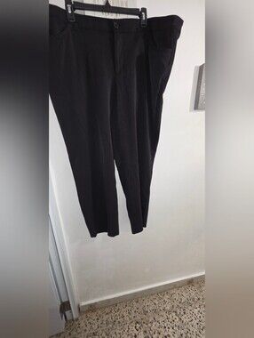 Covington Black Straight-Leg Dress Pants